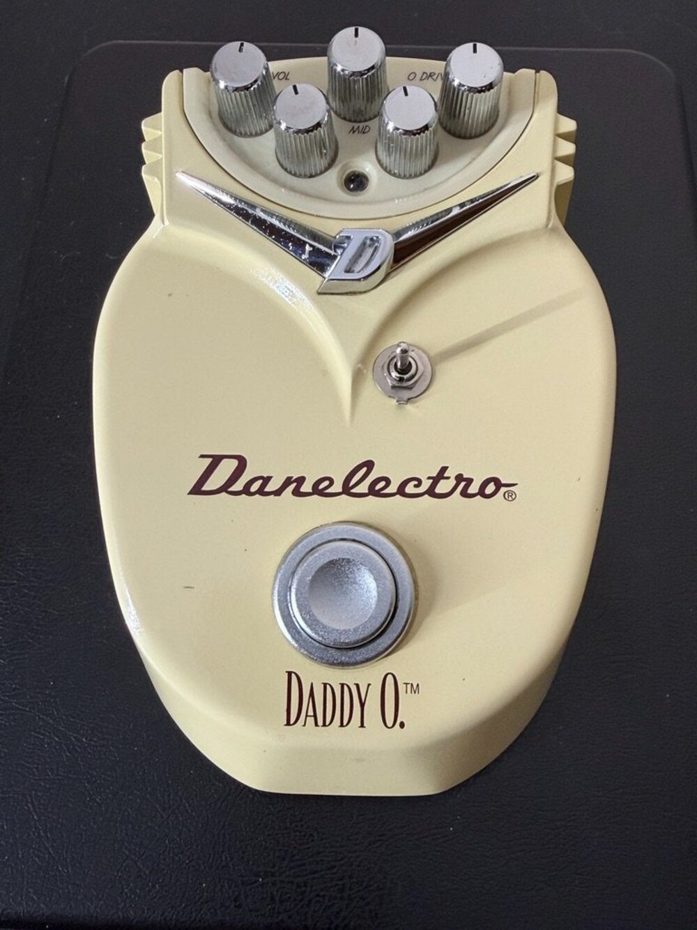 Danelectro Daddy-O Overdrive Guitar Effects Pedal W/Monte Allums Tri-Gain Mod